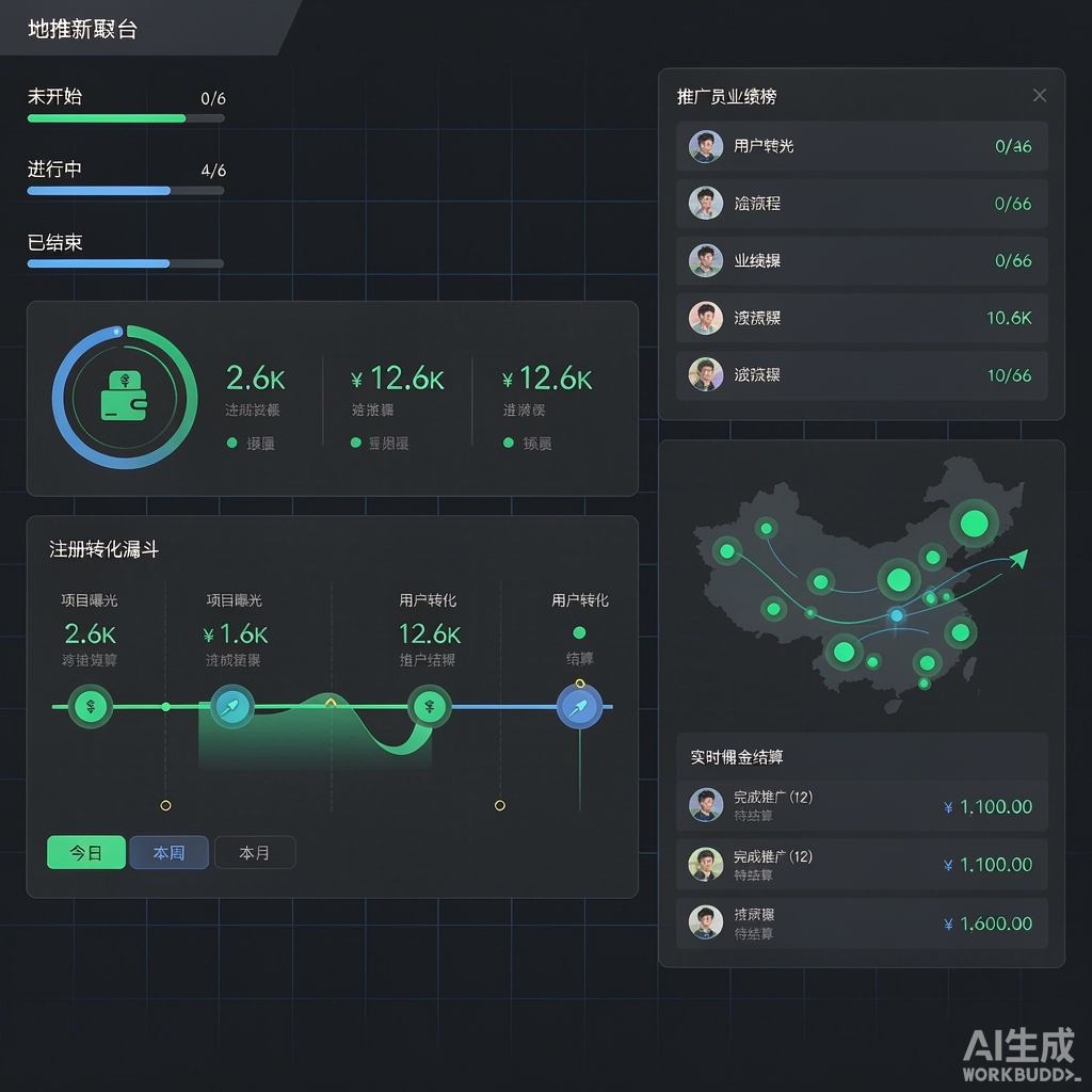 地推拉新管理后台数据