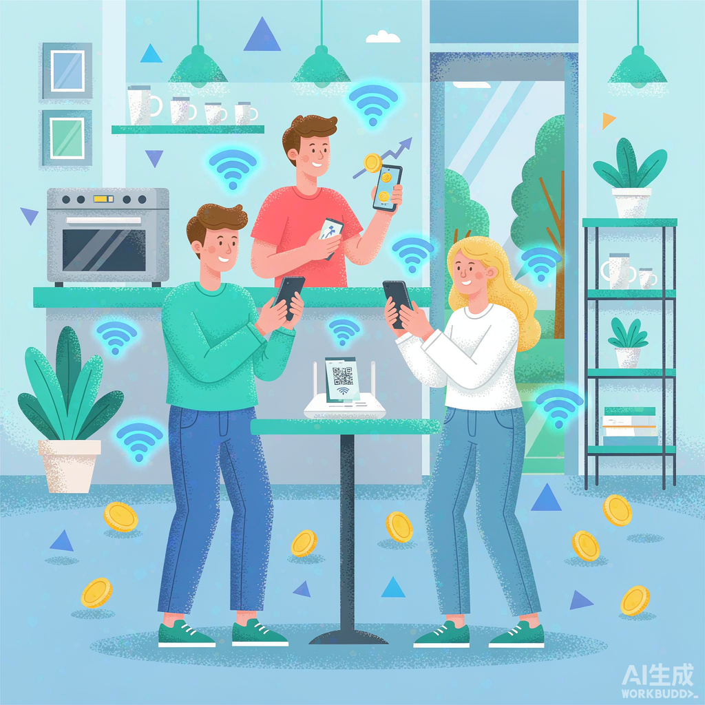 共享WiFi扫码连接场景