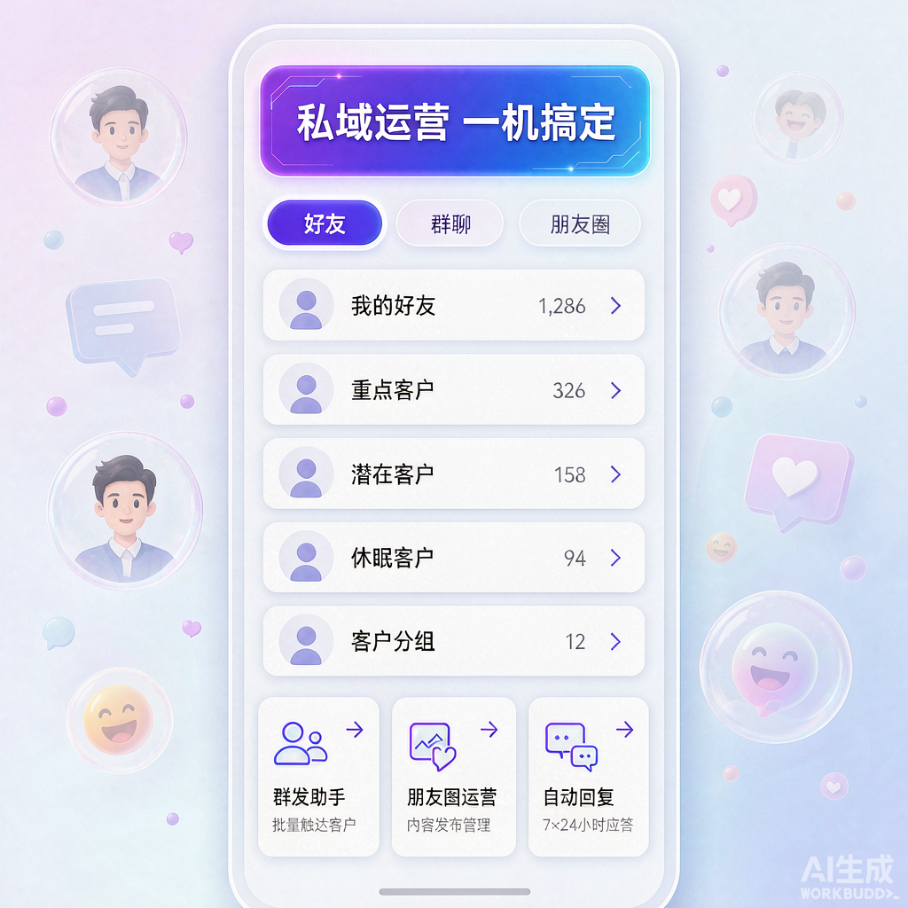 私域运营助手小程序界面